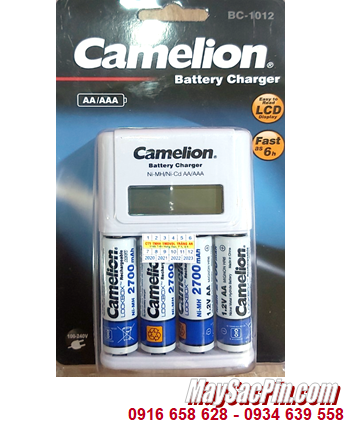 Camelion BC-0904SM _Bộ sạc pin BC-1012 kèm 4 pin sạc Camelion NH-AA2700LBP2 (AA2700mAh 1.2v)